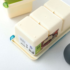 Food grade seasoning kitchen seasoning bottle seasoning box salt shaker set with spoon kitchen supplies four compartments manufacturer wholesale