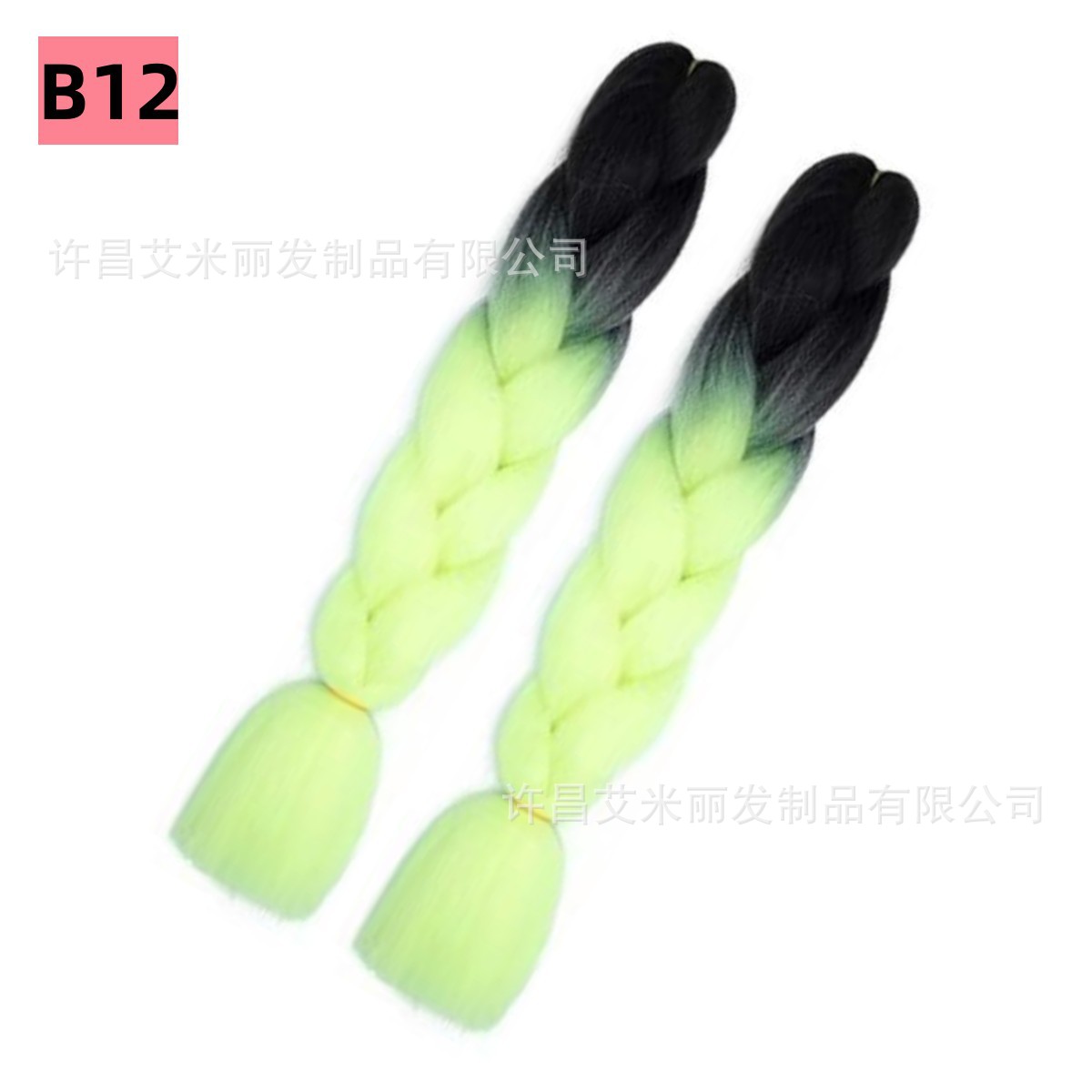 Trenzas africanas con cabello rosa渐 – materiales de alta temperatura, estilo boxeador