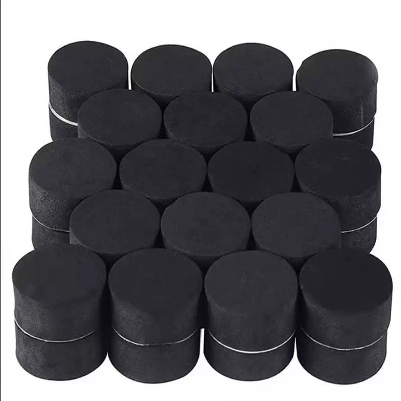 加厚黑色圆形防滑茶盘脚垫单面背胶自50*15mm EVA泡棉垫片带胶