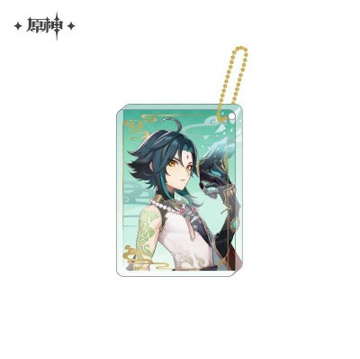 スポット正規品原神テーマ/縦絵シリーズ缶バッジバーピースカラー紙ペンダント人形|undefined
