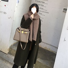手织围巾韩版粗毛线手工女冬季加厚保暖情侣百搭长款男士针织围脖