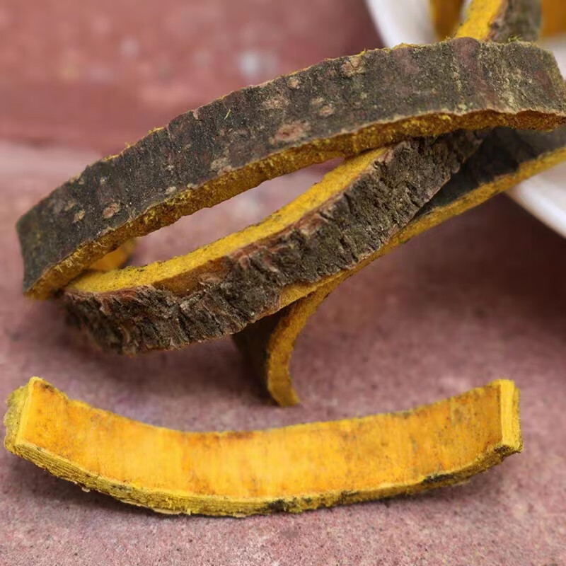 Dried Phellodendron Bark Huang Bai 500g Sichuan Source Traditional TCM Herb for Decoction and External Wash in use