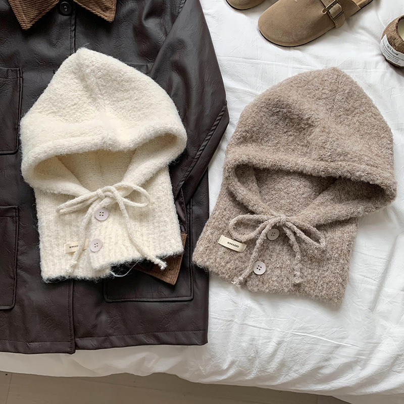 Barracklafa sombrero de invierno caliente mujer 2025 nuevo bufandas sombrero protector de orejas sombrero de lana al por mayor