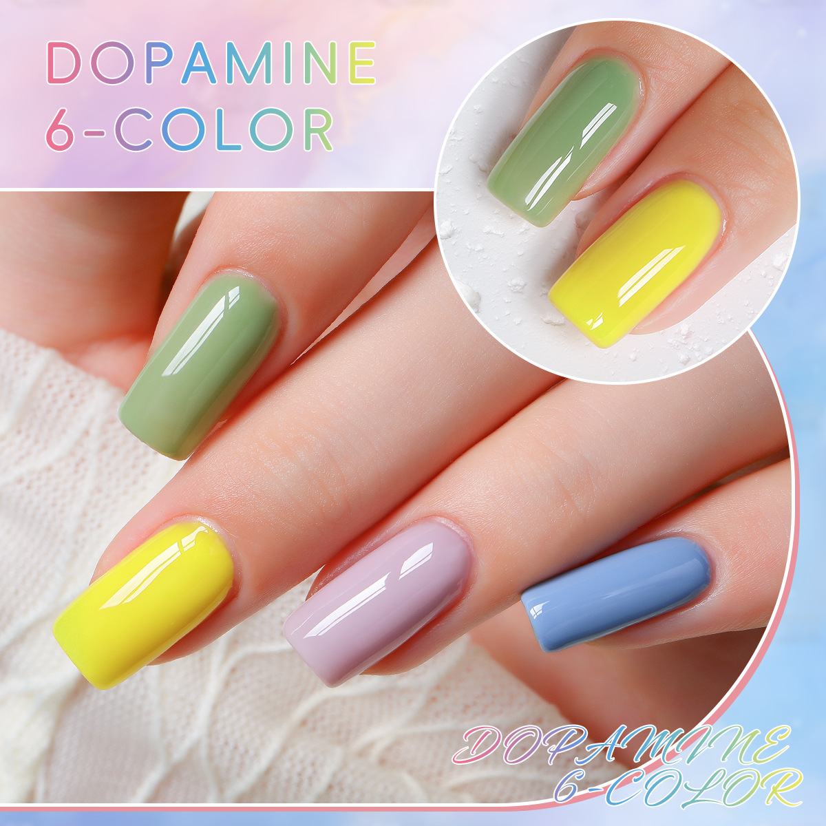 Gel de Uñas Colección Dopamina de Secado Rápido para Salón de Uñas