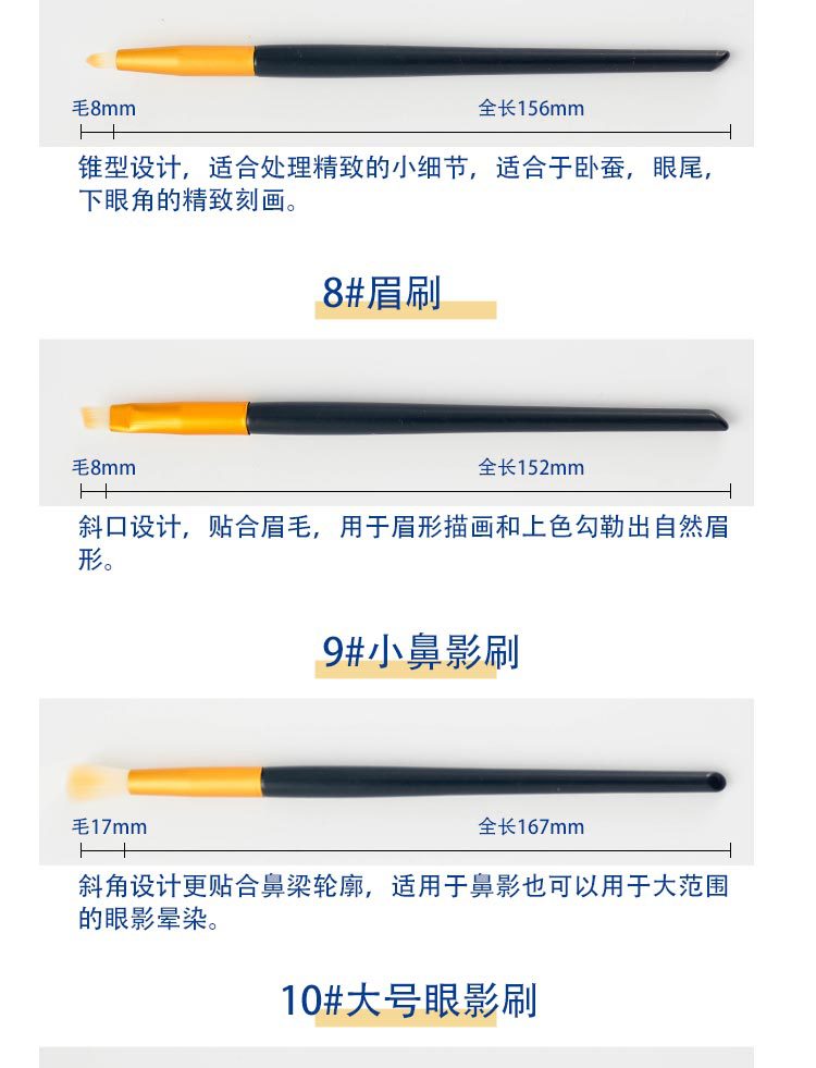 Cross-border Star Movement Makeup Brush Set for beginners, Cangzhou soft bristle concealer brush, eyeshadow brush, contouring brush, high-gloss brush wholesale undefined