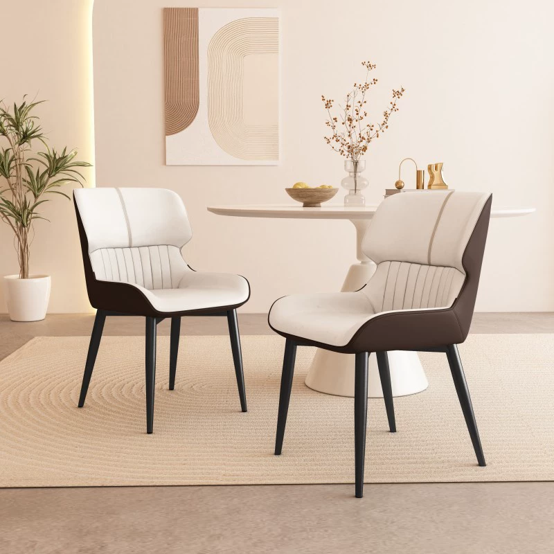 Скандинавский обеденный стул для дома, стул с простой спинкой, стул для ресторана, обеденный стул для отеля с мягкой обивкой, табурет для стола с высокой спинкой.