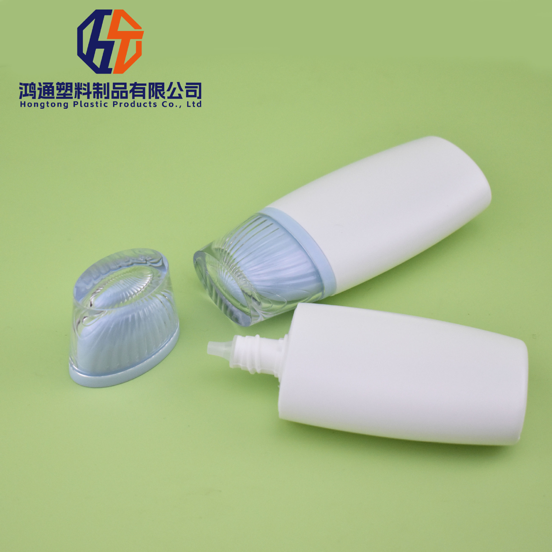 新款简约便携式防晒瓶妆前乳空瓶 护手霜瓶化妆护肤品包材