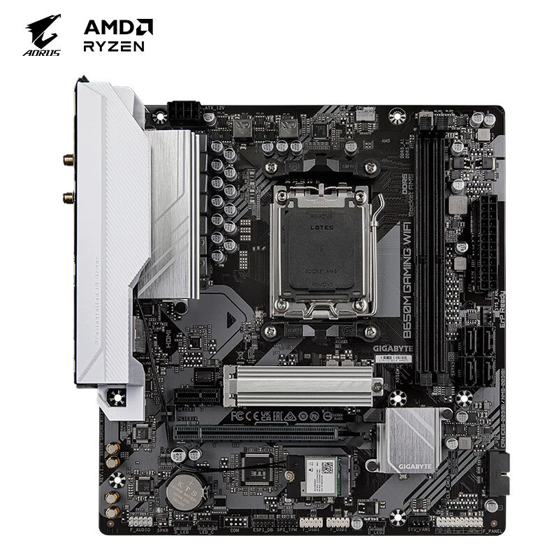 Подходит для материнской платы AMD GIGABYTE B650M GAMING WIFI, поддерживает процессоры серии 7000, сокет AM5