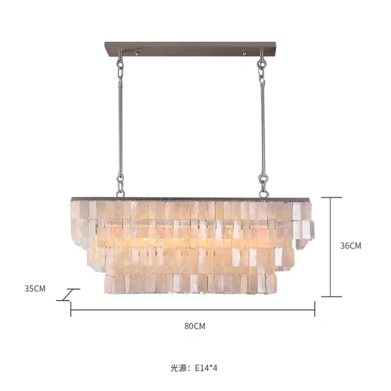 Silver foil c style small size l80cm/imported mother-of-pearl