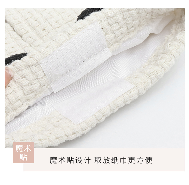 Car Tissue Box Hanging Car Interior Decoration Supplies Car Paper Drawer Car Tissue Hanging Bag Popular Female Driver