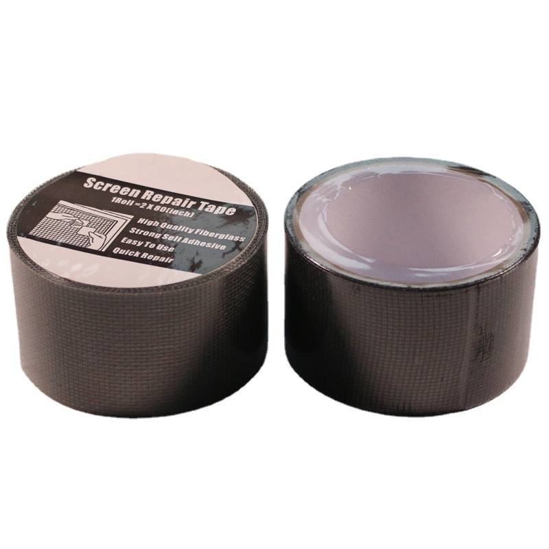 Exclusivo transfronterizo para mosquiteros cortables, mosquiteros, mosquiteros, mosquiteros, mosquiteros, adhesivos adhesivos, cinta de reparación autoadhesiva transparente para malla