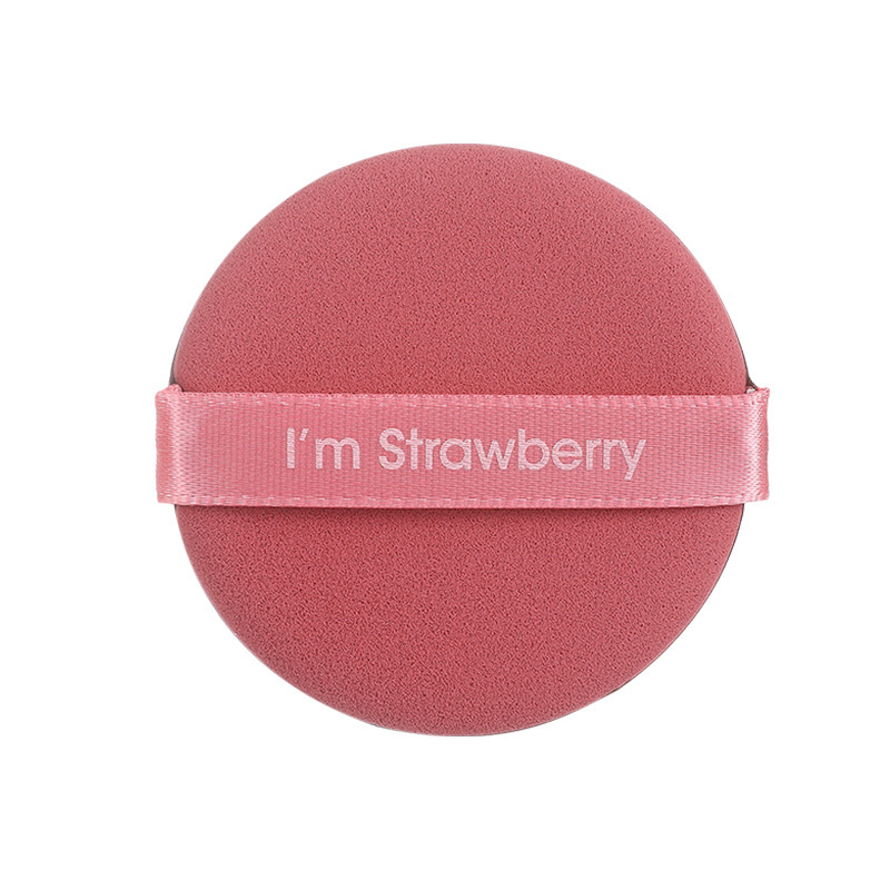 양면 딸기 컬러 [원형] 투명 봉투