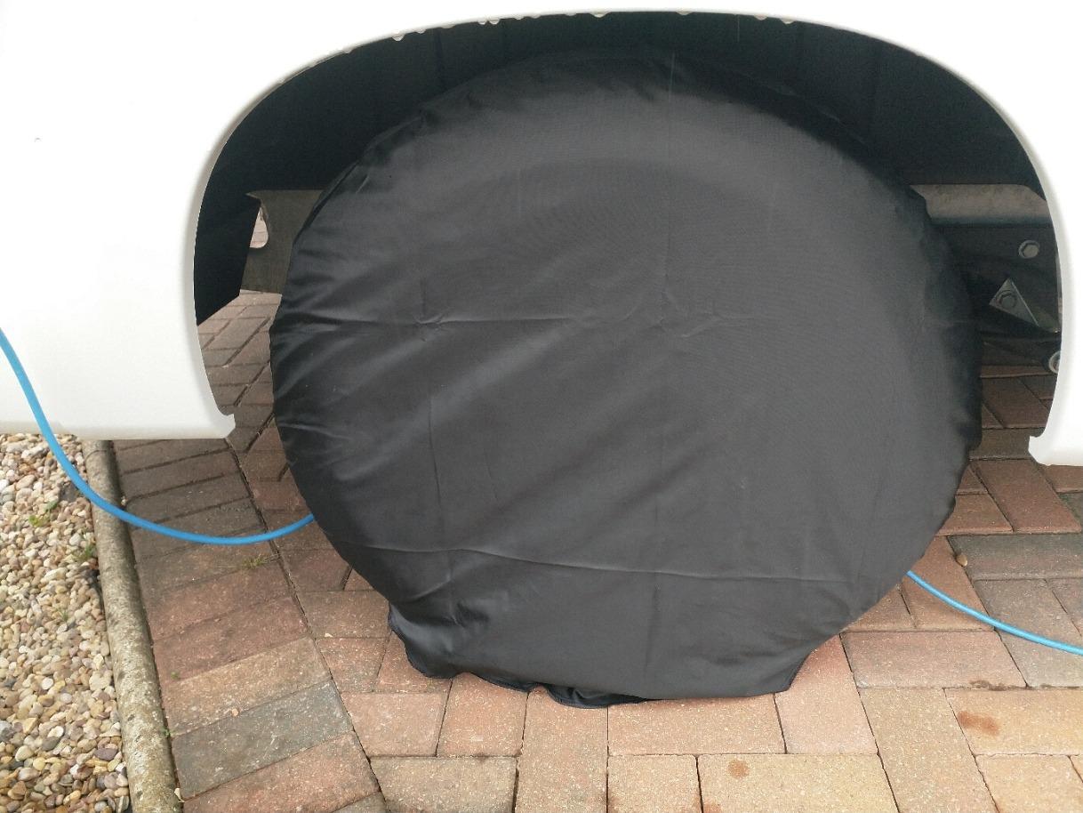 Cross-Border Waterproof Car Tire Covers, All-Season Rain and Snow Protection, Anti-Aging and Sun Protection for Rvs, 4-Piece Set of Tire Covers