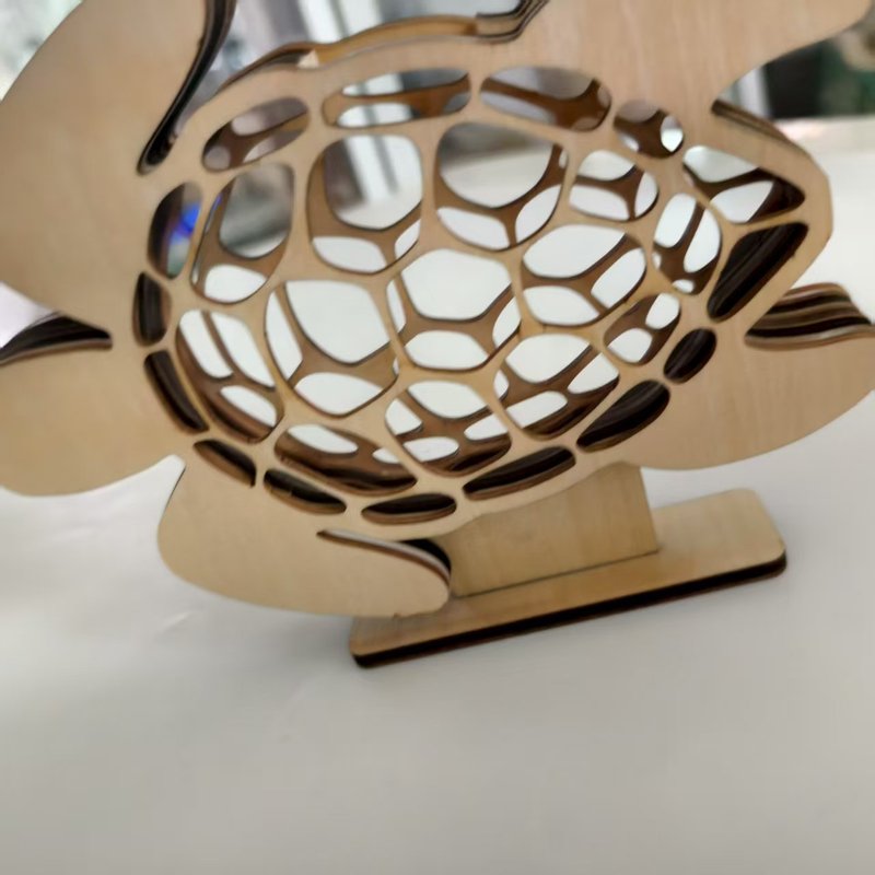 国境を越えた新しいウミガメ型宝石保存瓶木製アクリル貯金箱幼児おもちゃホットスタイル|undefined