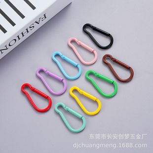 Gourd-shaped mountaineering buckle aluminum alloy color paint spray paint gourd buckle jewelry accessories aluminum bag buckle