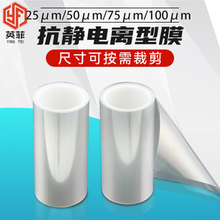 Customized Anti-Static Slitting Release Film, Special Pet Release Film for Electrode Sheets, High Temperature Resistant Transparent Release Film Sheet