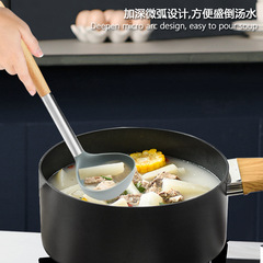 硅膠鍋鏟湯勺不鏽鋼不粘鍋硅膠鏟家用硅膠鏟子食品級硅膠廚具批發