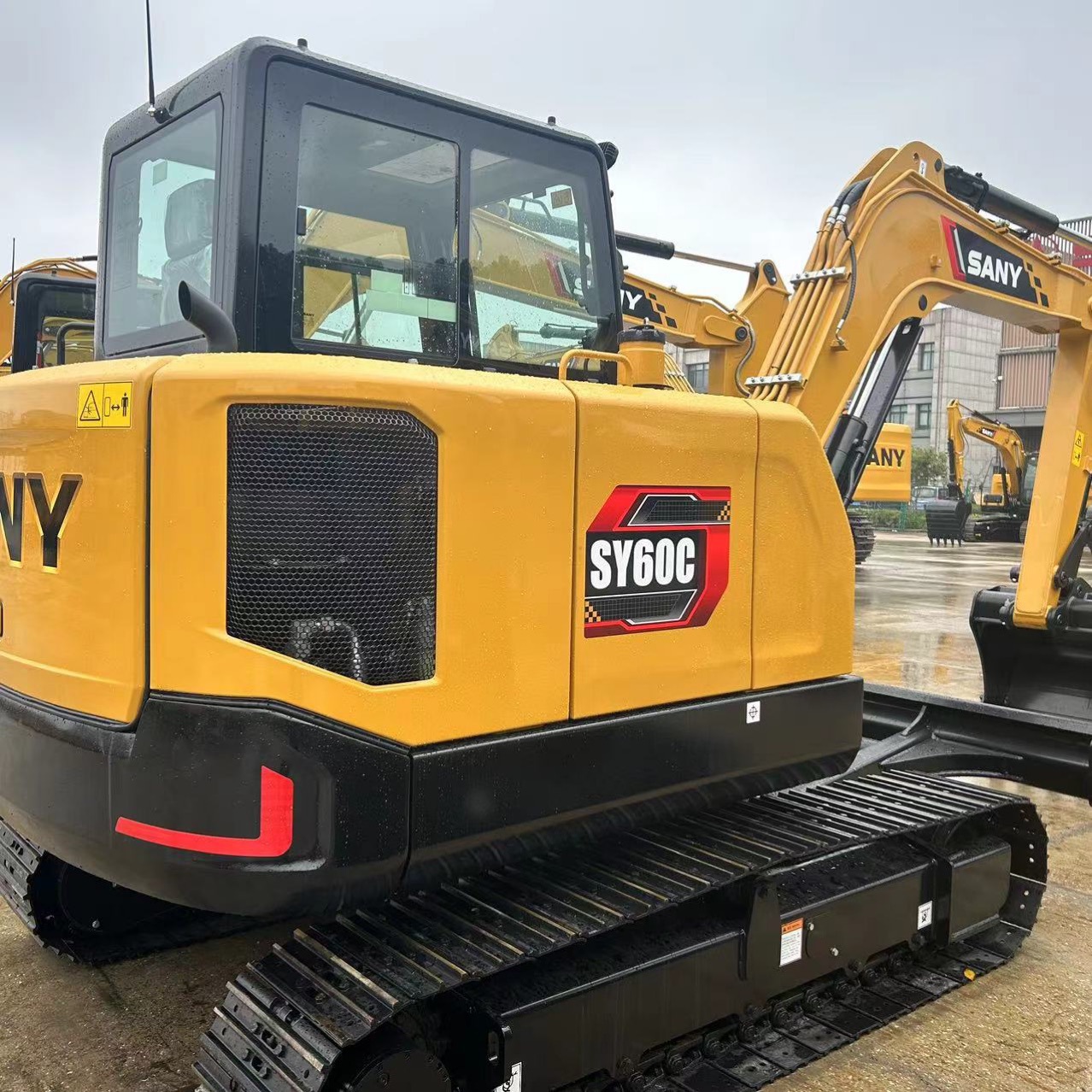 Shanghai Hefei mercado de proveedores de segunda mano 60 y 75 70 excavadoras línea de comercio exterior