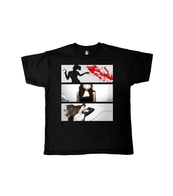 ヨーロッパとアメリカのクロスボーダーy2kプリントTシャツ半袖ラウンドネックトップパーソナライズされたダークレトロトレンドINSルーズヒップホップTシャツ|undefined