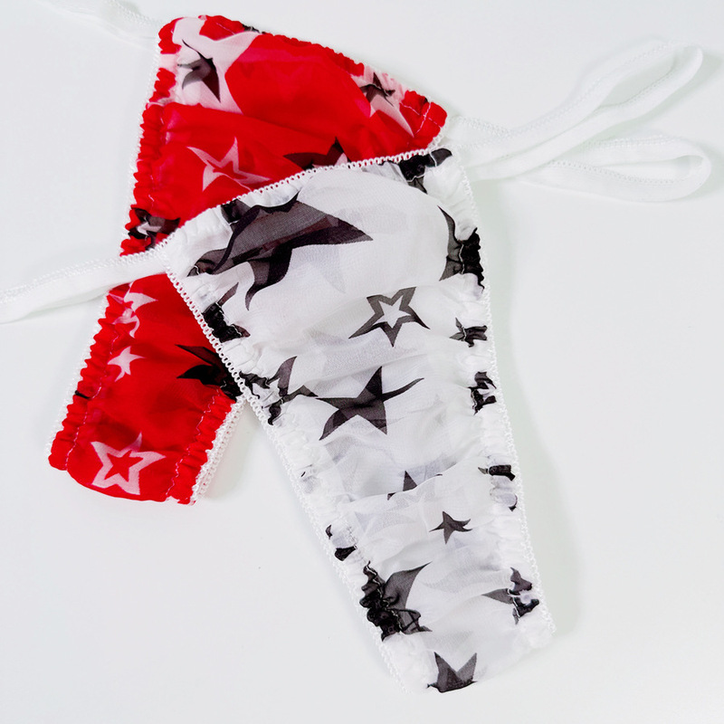 New Printed Stars Increase Space plus size Men's Pocket Sexy Men's and Women's Couple's G-string Underwear