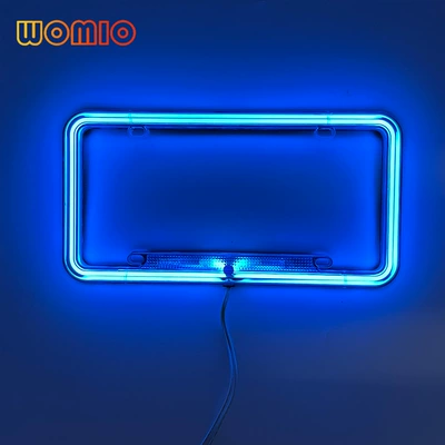 Factory direct supply cross-border car License plate holder/license plate holder - blue