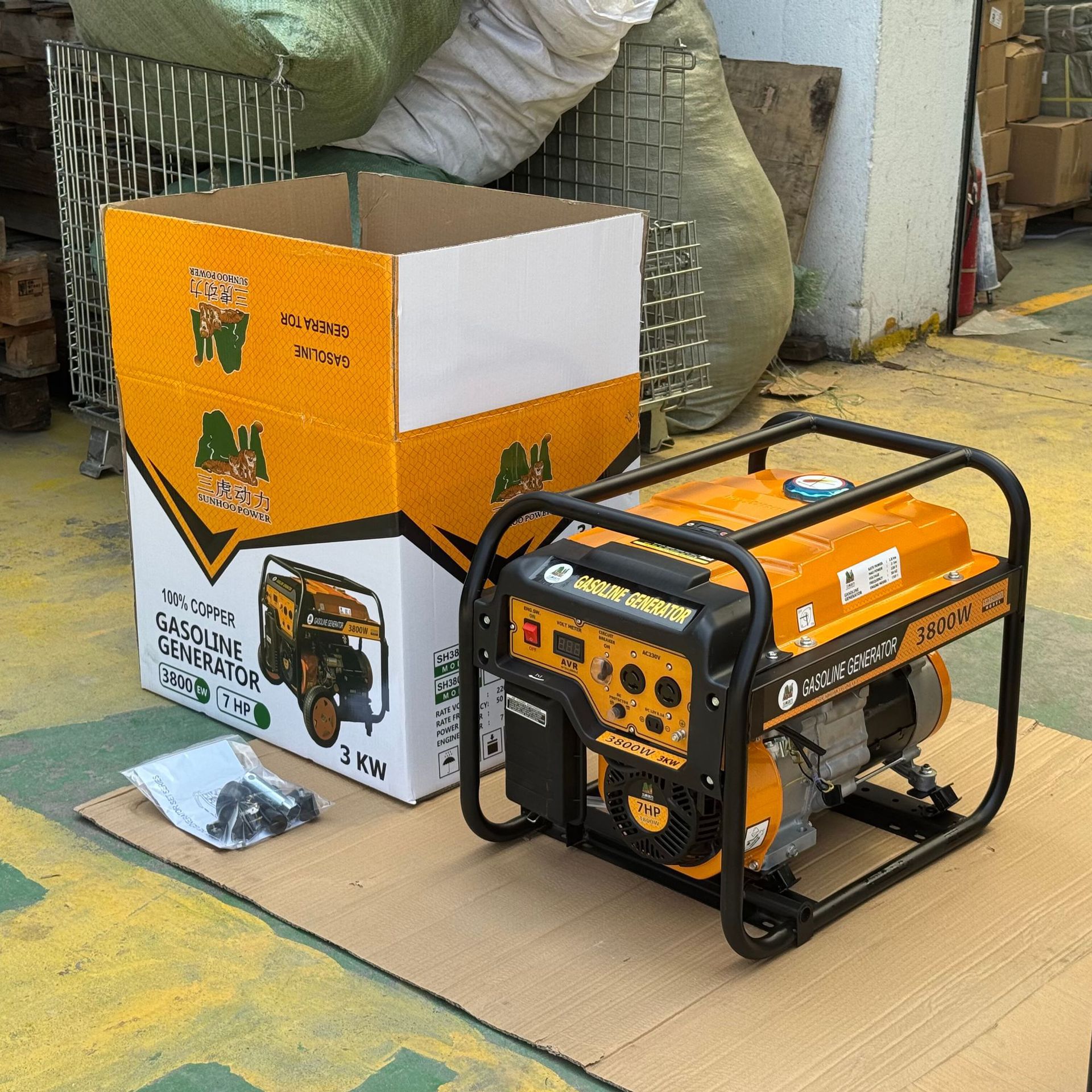 3KW   220V 50HZ手动款汽油发电机