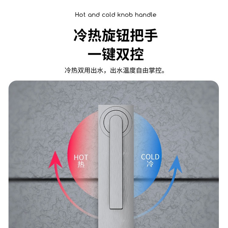 Lavabo de baño de cobre transfronterizo, lavabo, grifo de agua fría y caliente, mueble de baño para el hogar, grifo de oro rosa