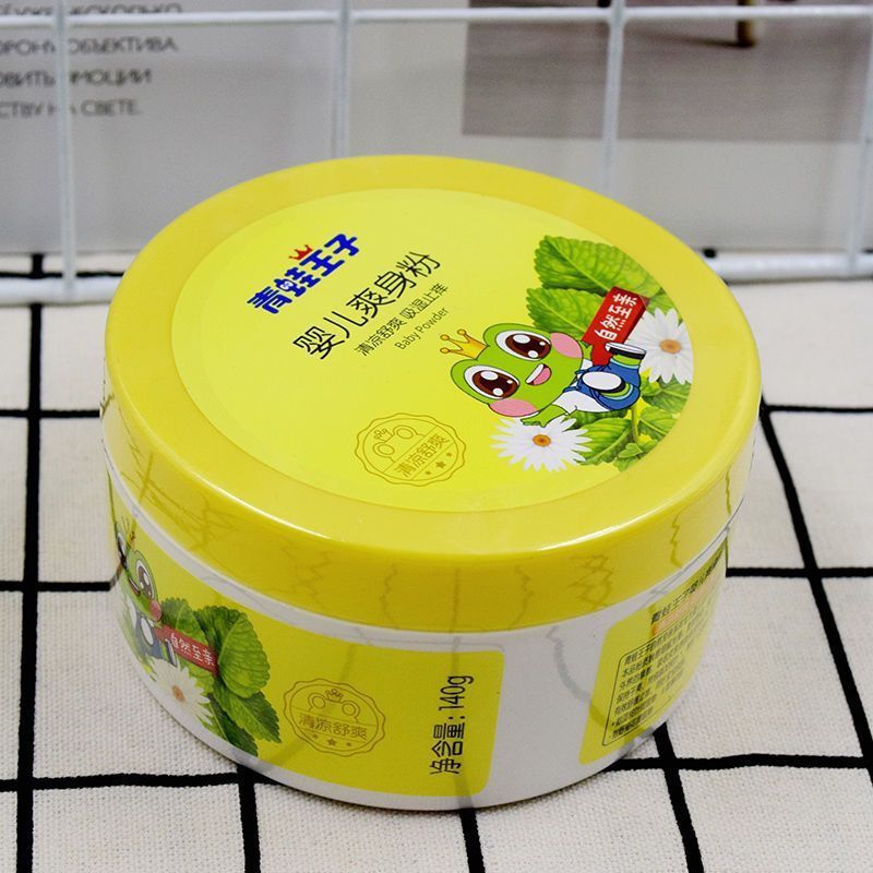 カエル王子ベビータルカムパウダーホットあせもパウダー冷却かゆみ止め汗吸収大人ベビーあせもパウダー男性と女性幼児|undefined