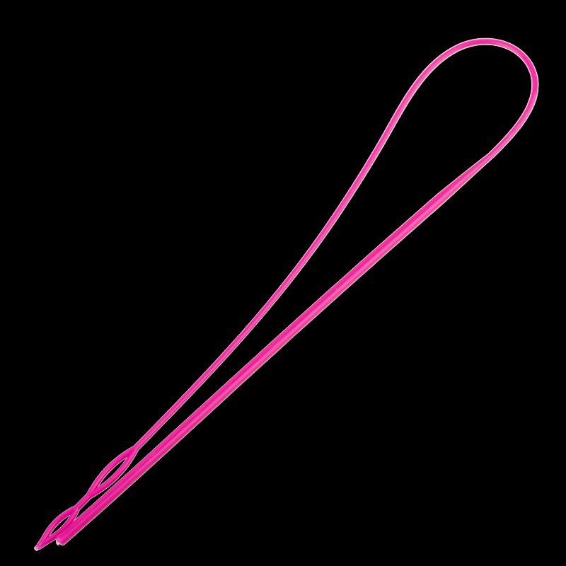 Enhebrador de cinta de plástico largo hecho a mano de bricolaje transfronterizo cinturón enhebrador de cuerda de cuerda elástica al por mayor