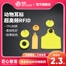 rfid动物标签猪耳标牛耳标羊耳标超高频低频动物电子标签畜牧管理