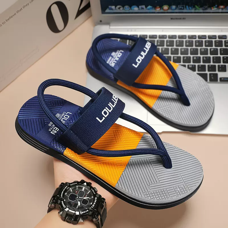 跨境2026夏季新款男士凉鞋两用户外防滑凉拖鞋eva轻便厚底沙滩鞋