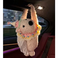 ❈ Автомобильная коробка для салфеток, милая кукла Западной Хайлендской куклы, креативная плюшевая подвесная сумка, украшения для девочек, новый стиль 2025