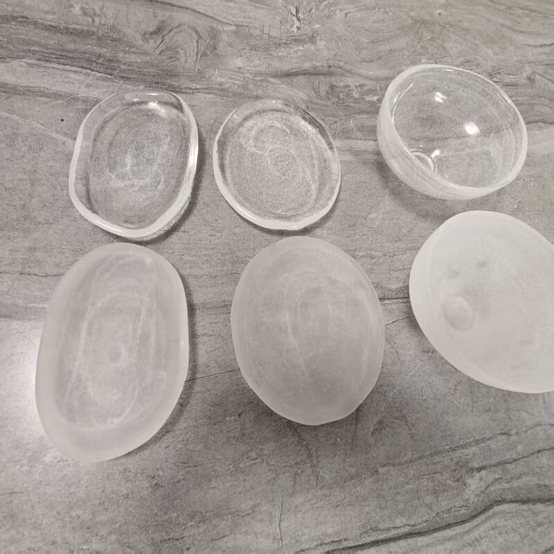 Frozen bubble glass plate, simple plate for home use, creative indoor snack plate, dessert plate, jewelry dish