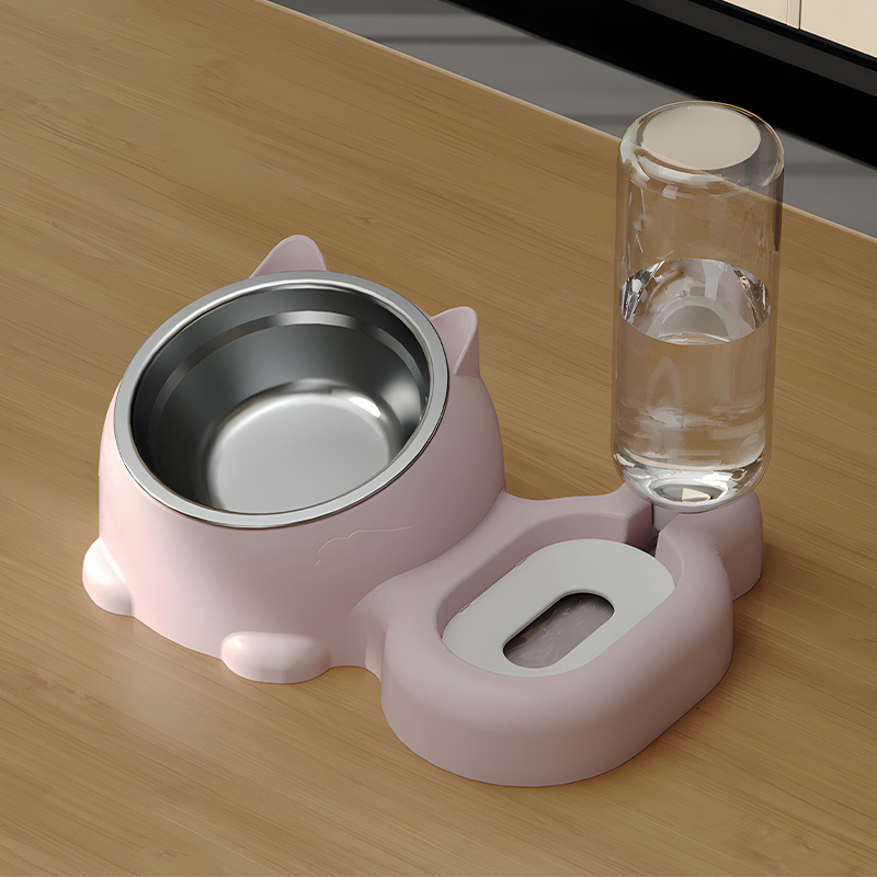 라이트 핑크/기울어진 목 보호대 - 개와 고양이 모두에게 적합 --- 올해 구매해야 할 필수품