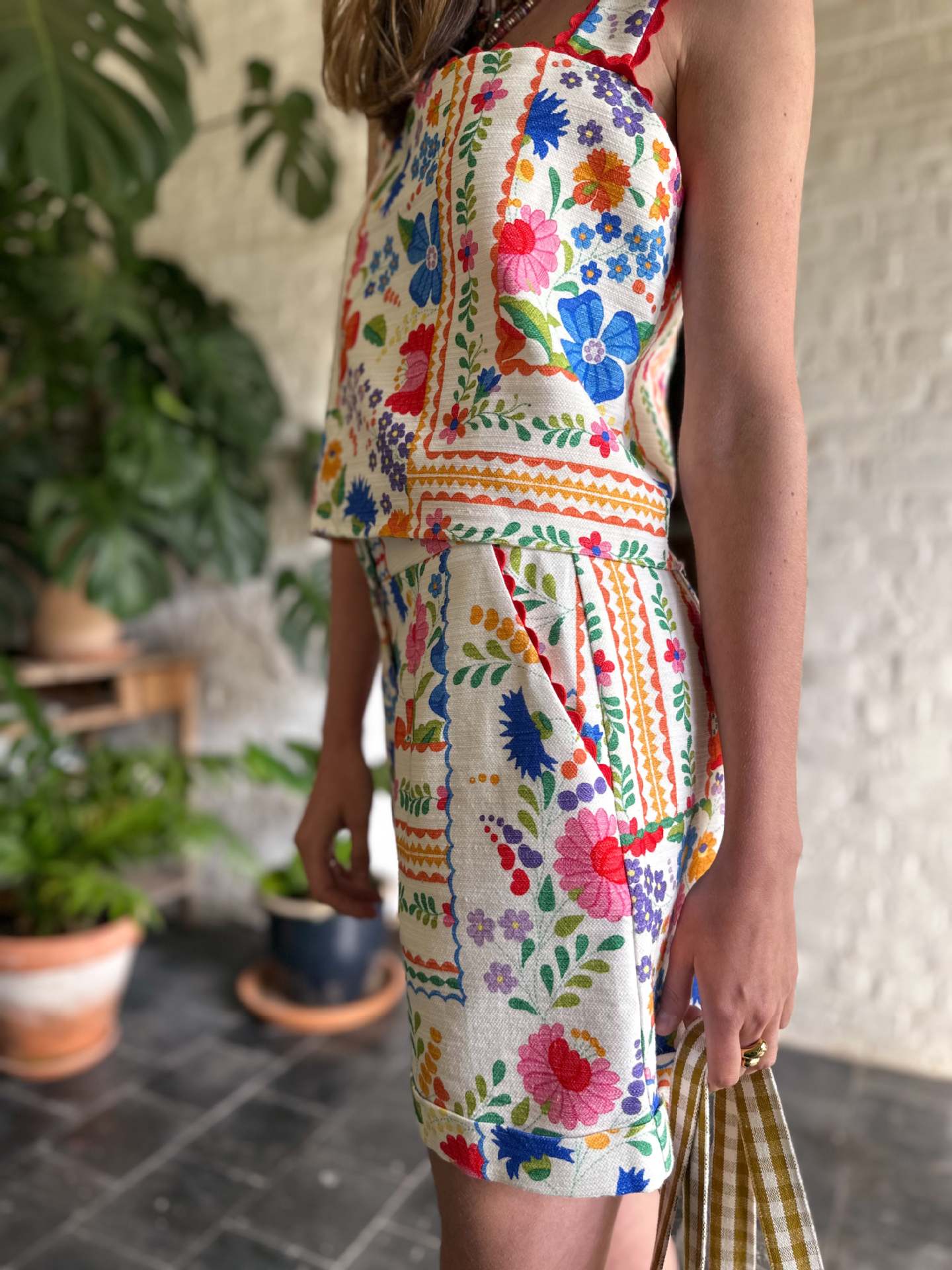 Women's Gender Casual, Simple Style, Streetwear Style Holiday Banquet Travel Women's Casual Simple Style Streetwear Printing Linen Polyester Shorts Co-ord Set Shorts Sets