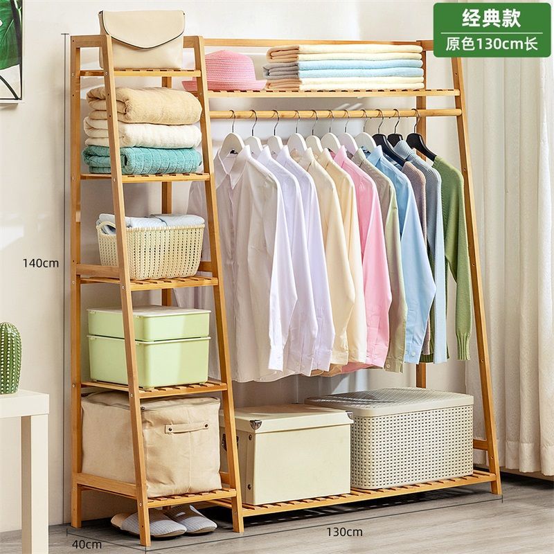 Perchas, postes, dormitorios, perchas de piso, perchas, ropa y sombreros, estantes de ropa para el hogar de interior, gabinetes de almacenamiento simples