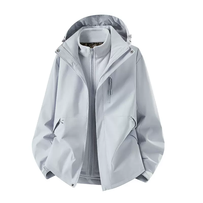 户外山系美式冲锋衣男女同款三防秋冬户外石墨烯登山服外套夹克