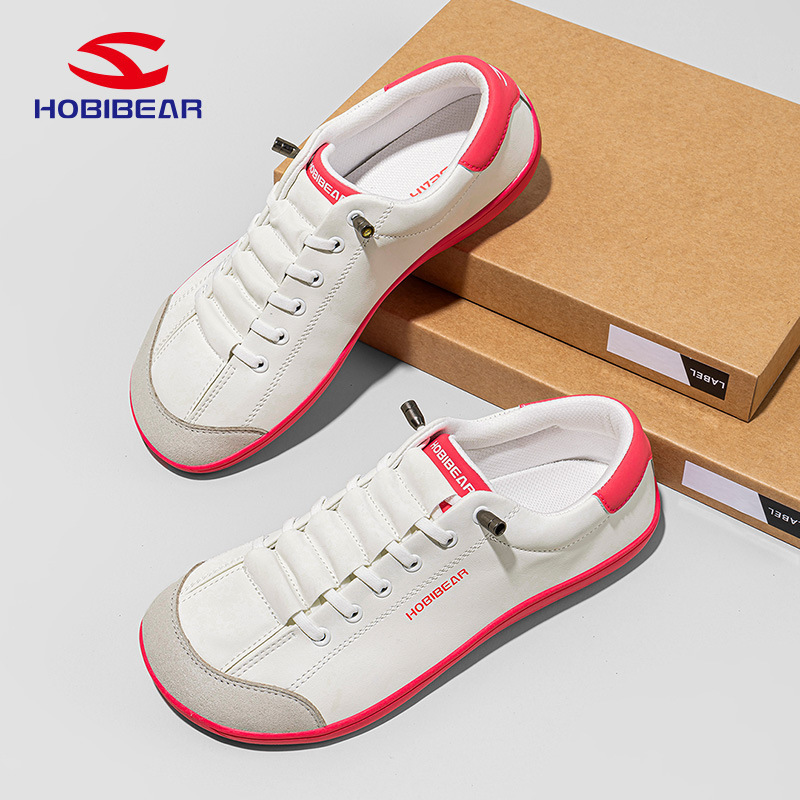 Hobibear Spring & Fall Wide-Toe Shoes Women's Shoes Pu Leather Barefoot Shoes Sports Shoes One-Legged Casual Daily Walking Shoes