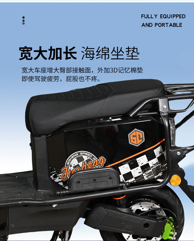 Overseas Export of Electric Scooters, Fangniu Double-Person Commuting Battery Vehicles, Southeast Asia and Middle East Export Motorcycles