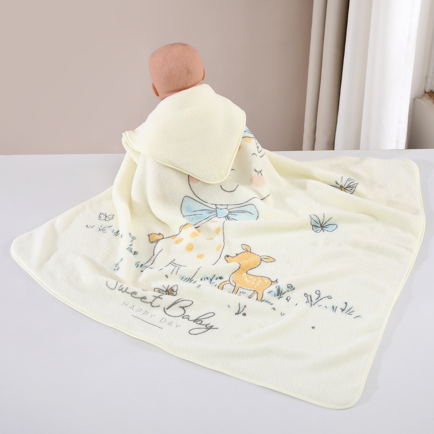 Los fabricantes transfronterizos llevan edredones, mantas, aire acondicionado recién nacido de primavera y otoño, toallas, pañales y toallas de baño. image 63