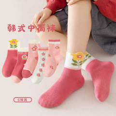 【新品起爆】子供用靴下女の子靴下中筒靴下赤ちゃん春秋冬レースプリンセス靴下