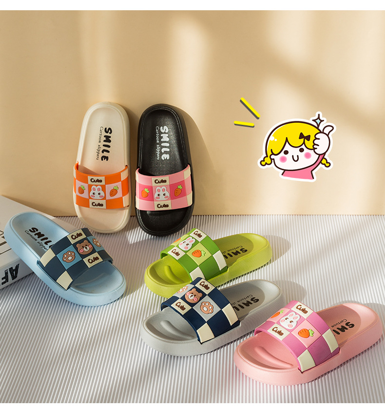 Pantofole da casa comode per l'estate delle ragazze Sandali con suola morbida per bambini Pantofola per bambini Pantofola da casa_voghion.com