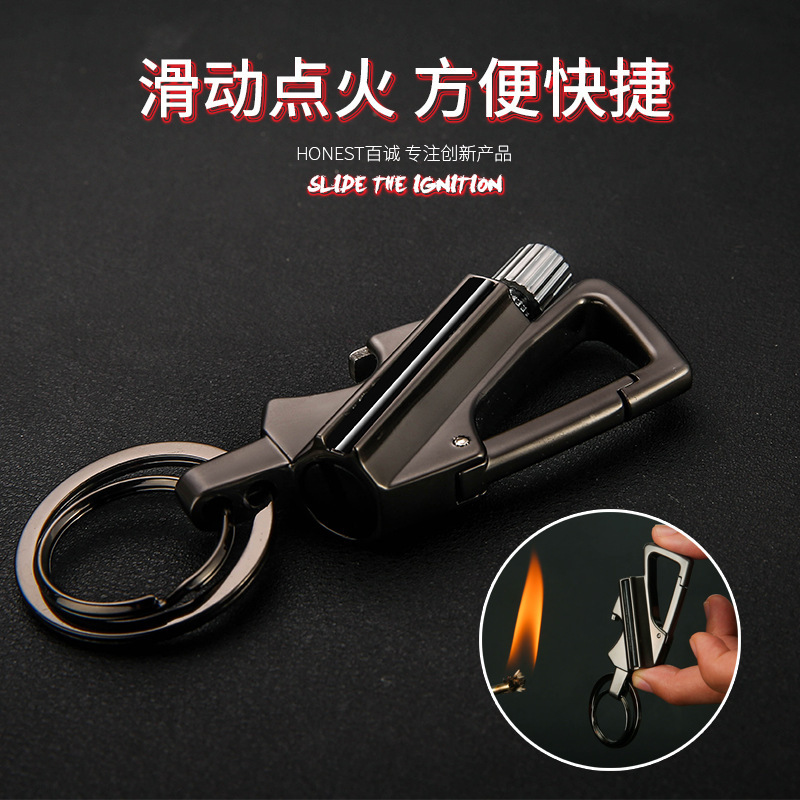 Baicheng BCK2-666 万回マッチ灯油ライター多機能キーホルダー屋外クロスボーダー卸売|undefined