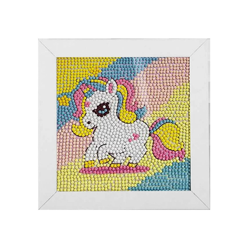 5D алмазная мозаика Cinnamoroll, в рамке 15×15 см для детей, набор DIY, в OPP-пакете