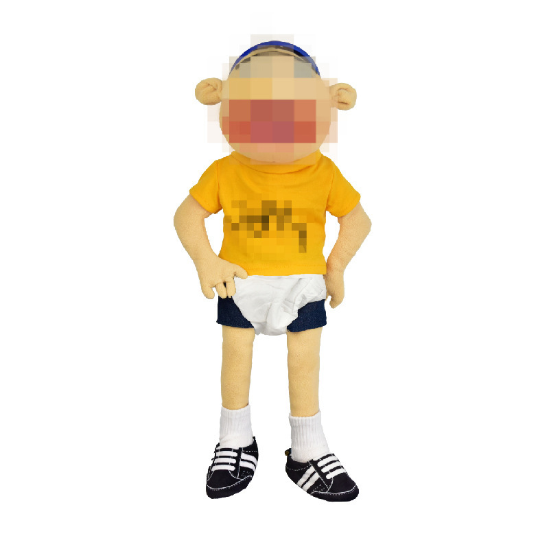 Cross-border New Jeff Hand Doll Amazon jeffy Manipulation Doll in stock Mouth Moveable Plush Doll Cross-border New Jeff Hand Doll Amazon jeffy Manipulation Doll in stock Mouth Moveable Plush Doll