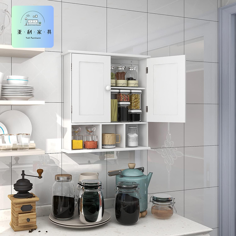 Cross-Border Bathroom Wall Cabinet, Paper Towel Storage Cabinet, Simple Toilet Storage Cabinet, Kitchen Hanging Cabinet, Storage Bathroom Cabinet