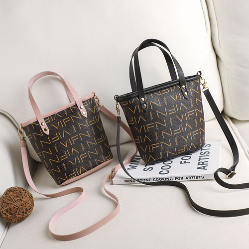 Shoulder bag for women  new fashion large bag women's large capacity handbag temperament goddess versatile foreign style tote bag