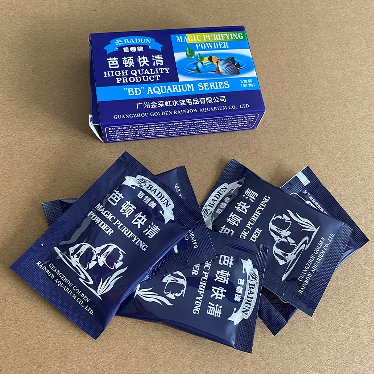 Батон Kuaqing порошок для очищения воды аквариума, средство для улучшения качества воды, быстрое прояснение