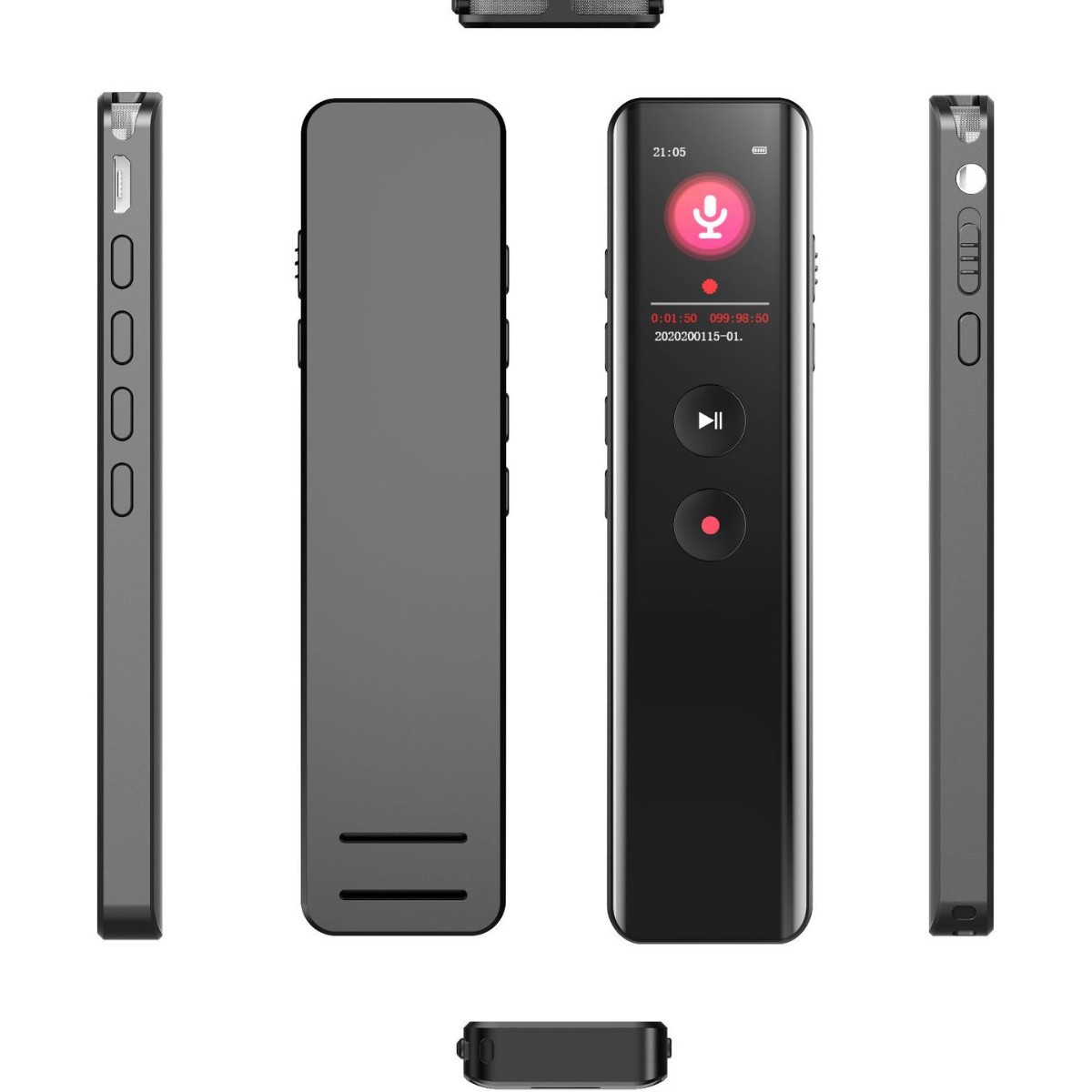 Yiguo N5-S inteligente reducción de ruido de grabación pluma portátil Bluetooth grabación teléfono audio pequeño reproductor de MP3