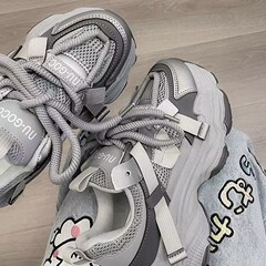 炸街老爹鞋女2025新款厚底增高显脚小百搭休闲运动鞋学生轻便女鞋